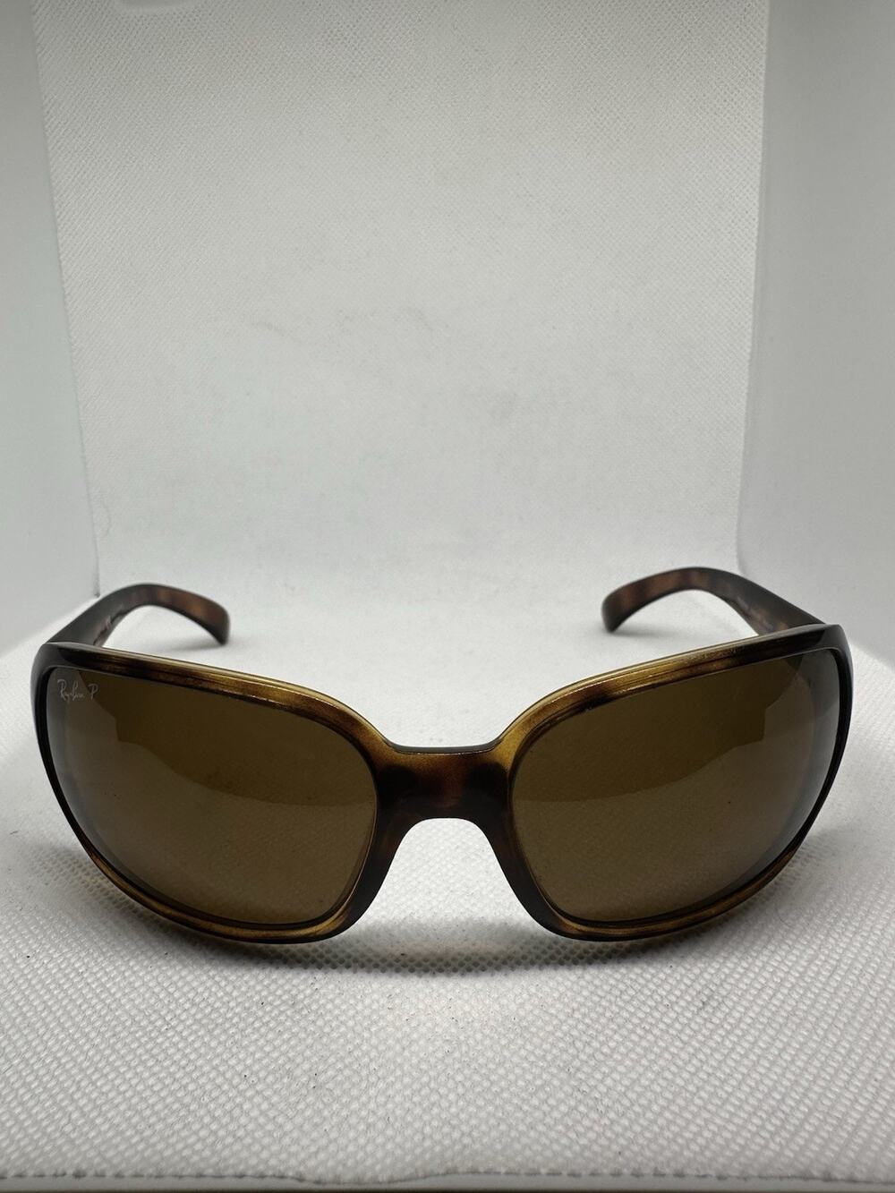 Ray-Ban RB4068 RB 4068 642/57 Sunglasses Havana Polarized Butterfly 57mm Italy